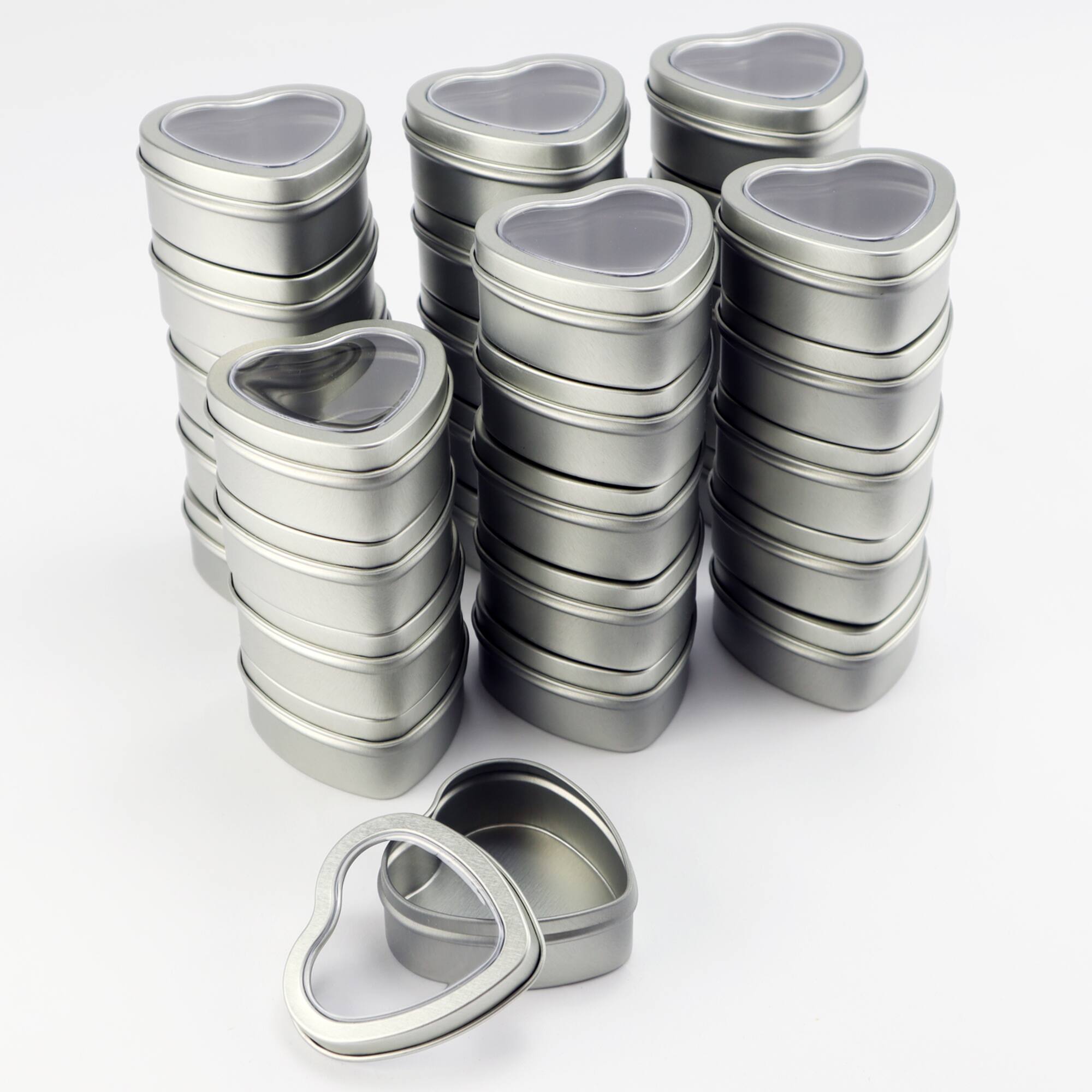 6 Packs: 30 ct. (180 total) Occasions Tin Heart-Shaped Favor Boxes by Celebrate It™